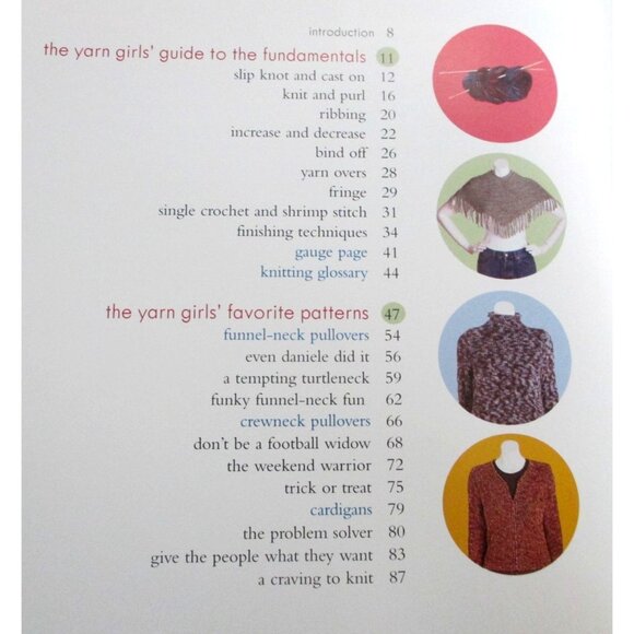 The Yarn Girls Guide To Simple Knits By Julie Carles & Jordana Jacobs - Picture 3 of 4